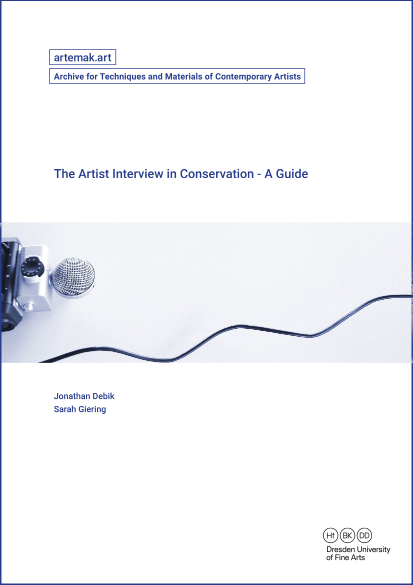 The Artist Interview in Conservation - A Guide
